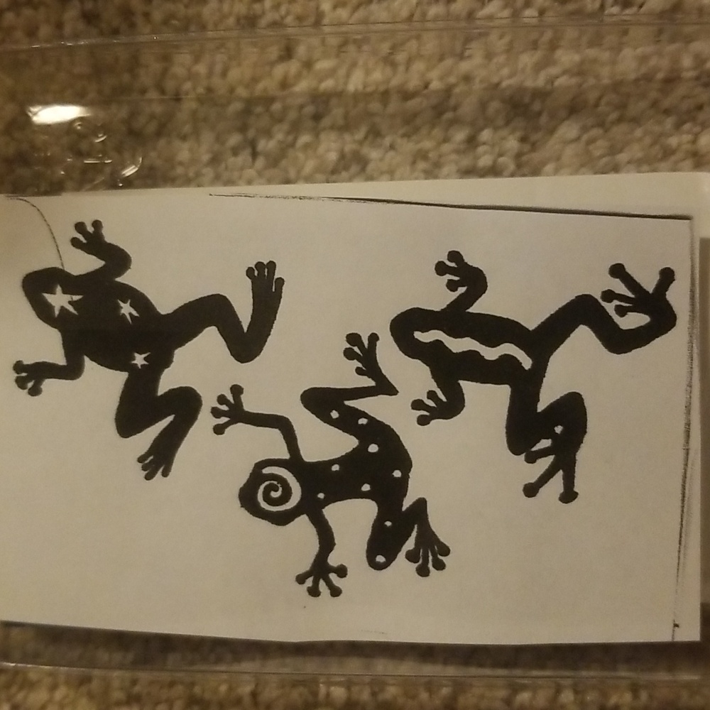 Funky Frogs Stamp